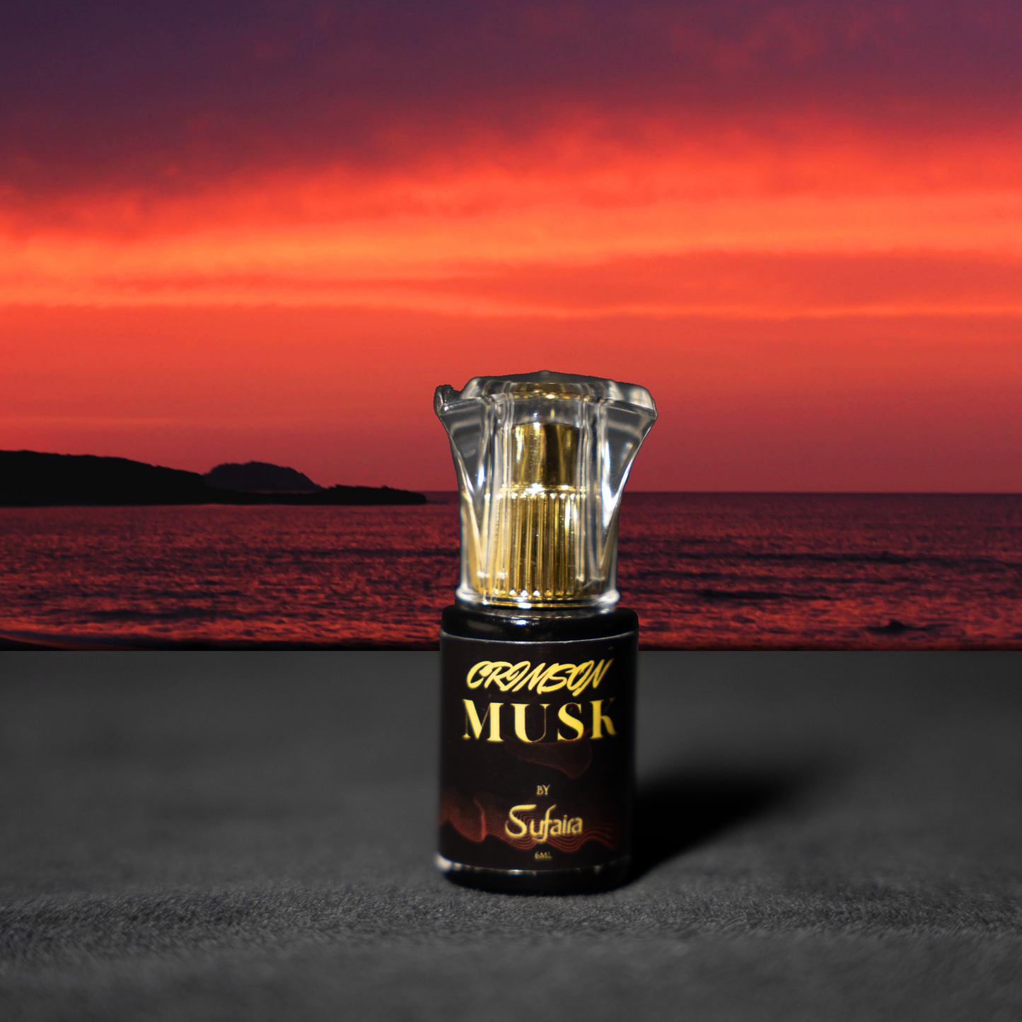 Crimson Musk – Luxury Attar with Citrus & Amber Notes