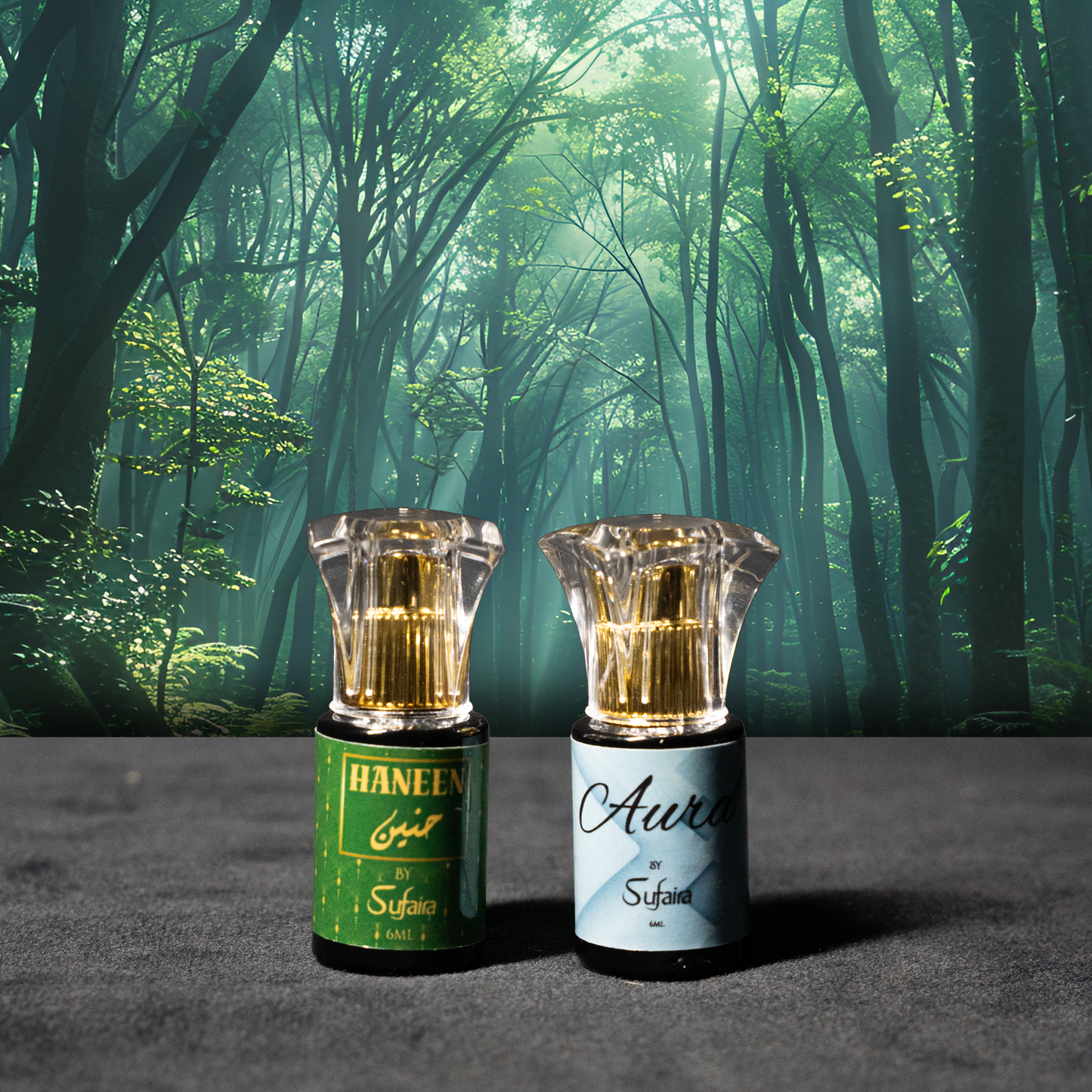 Aura & Haneen – Sweet & Oud Luxury Attar Duo