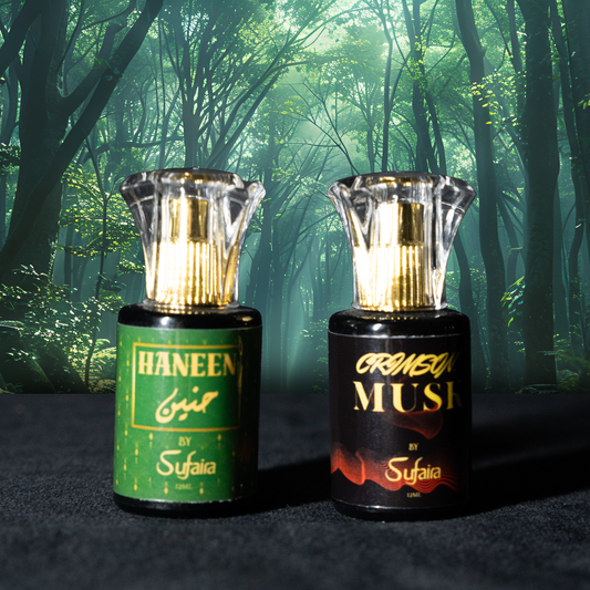 Crimson Musk & Haneen – Oud & Musk Attar Duo