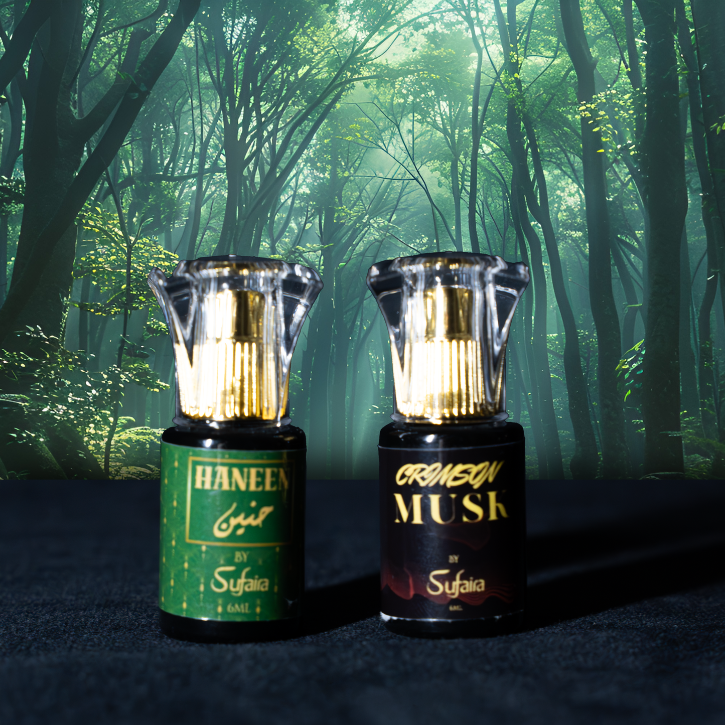 Crimson Musk & Haneen – Oud & Musk Attar Duo