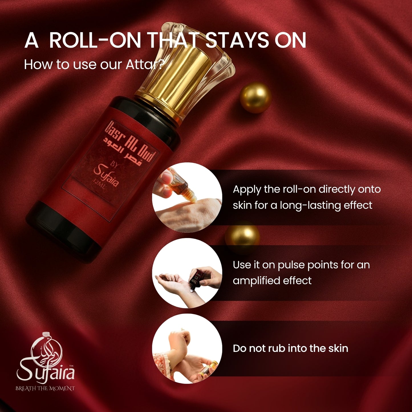 Qasr al Oud – Royal Oud Attar with Rose & Powdery Notes