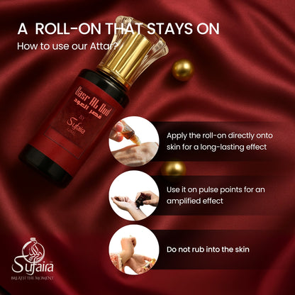 Qasr al Oud – Royal Oud Attar with Rose & Powdery Notes
