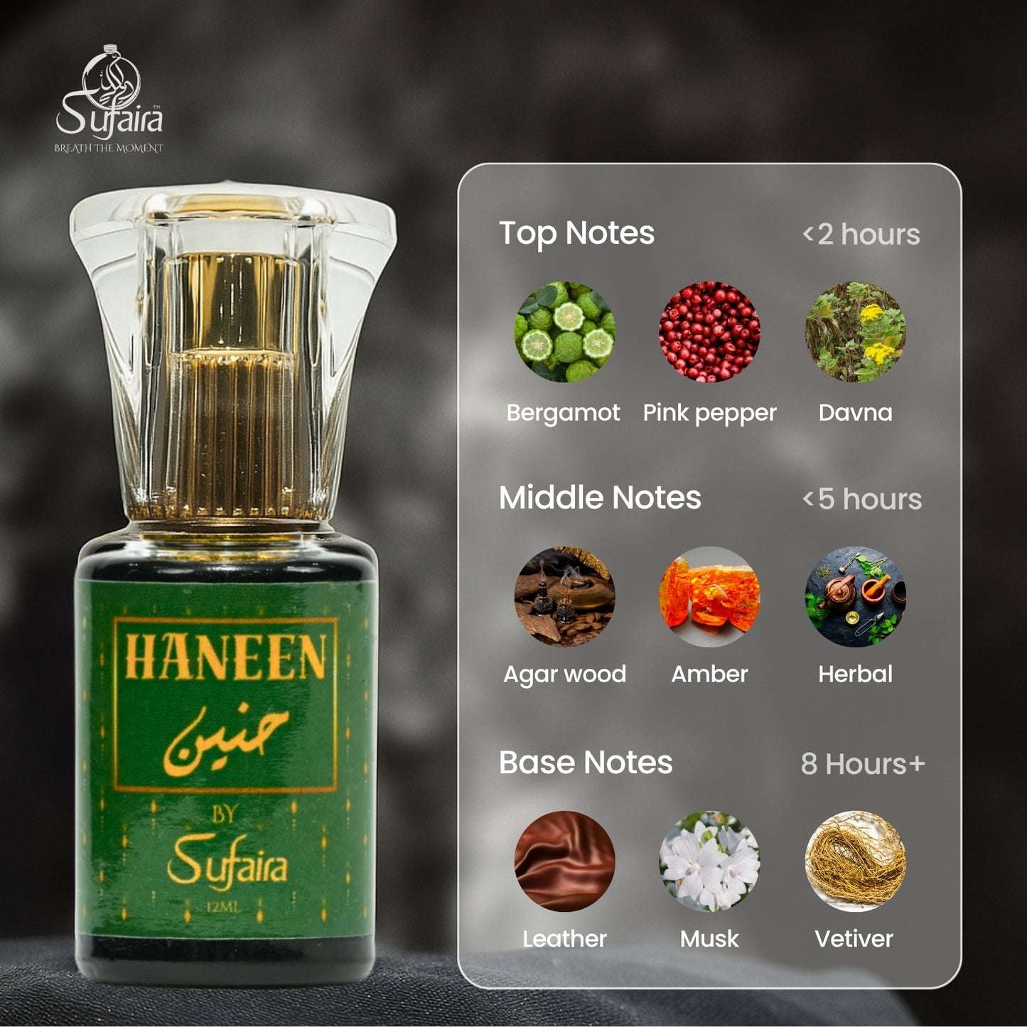 Sufaira Signature Attar Combo – Set of 5 Luxury Attars