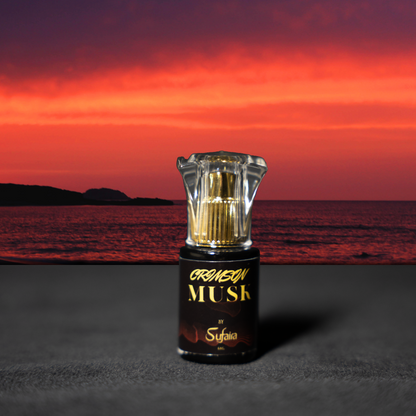 Crimson Musk – Luxury Attar with Citrus & Amber Notes