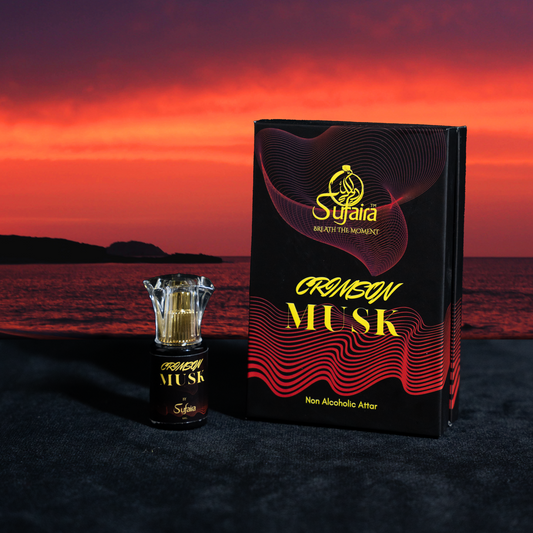 Crimson Musk – Luxury Attar with Citrus & Amber Notes