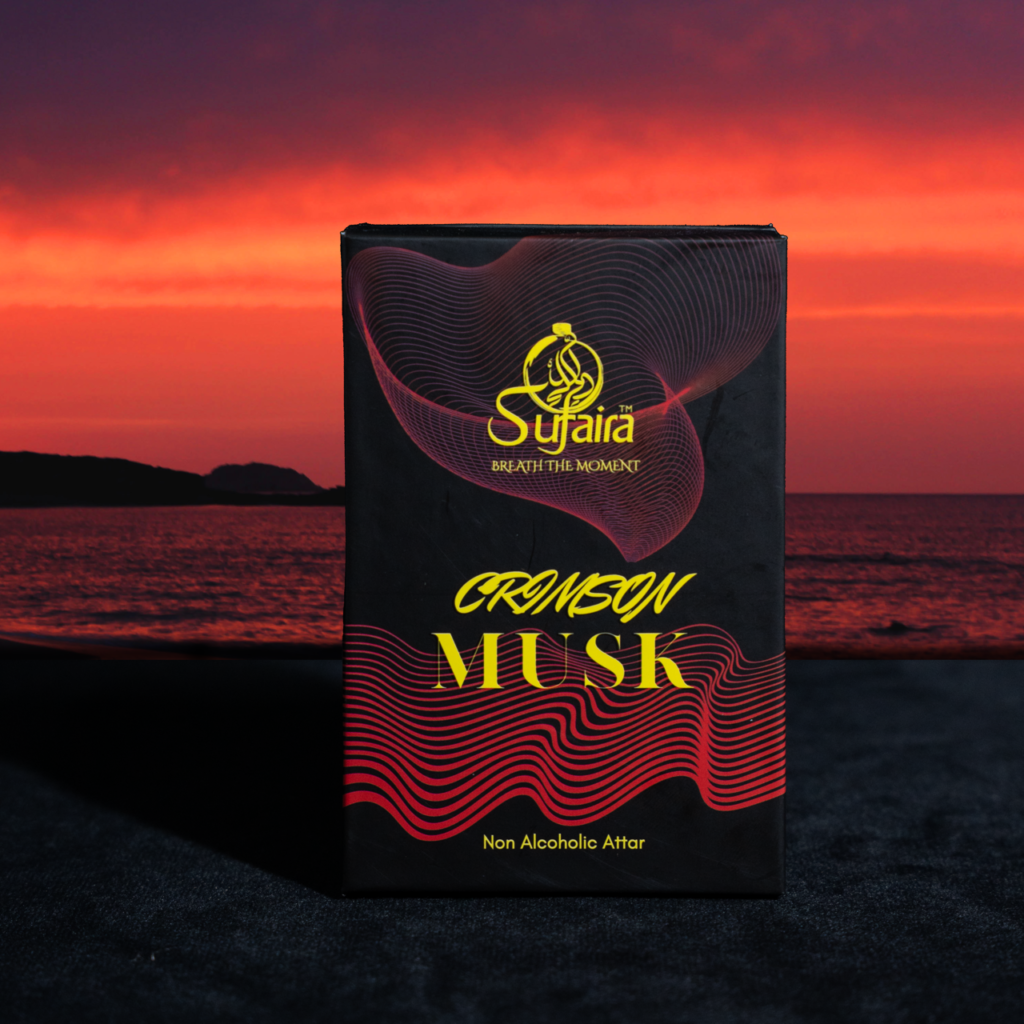 Crimson Musk fragrance — The horizon at sunset