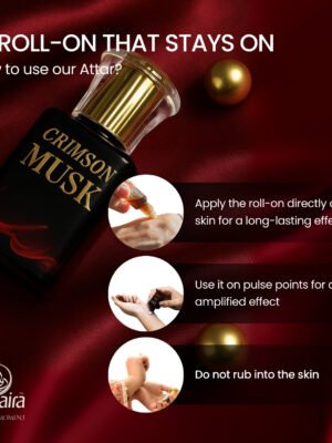 crimson musk – luxury attar with citrus & amber notes