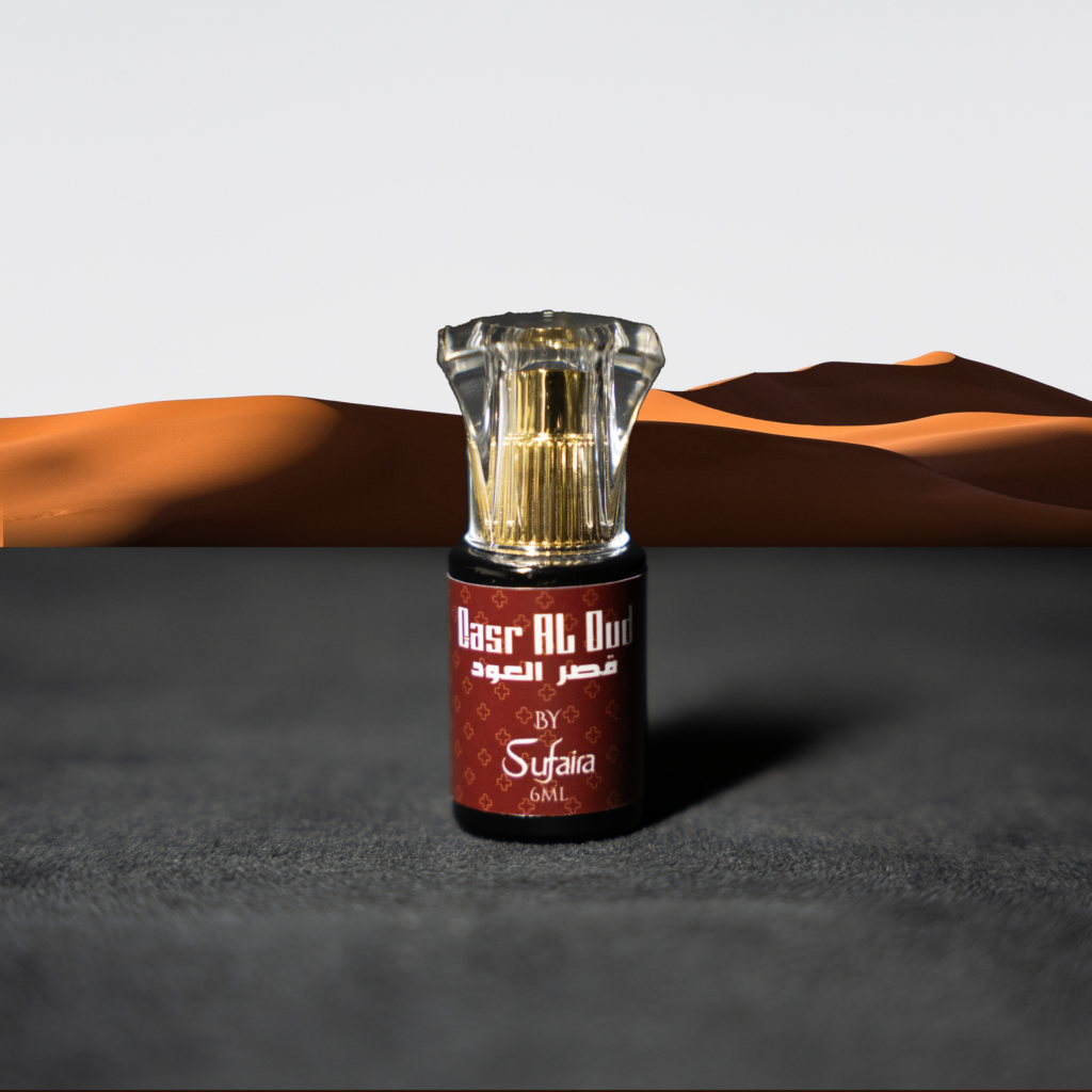 qasr al oud – royal oud attar with rose & powdery notes