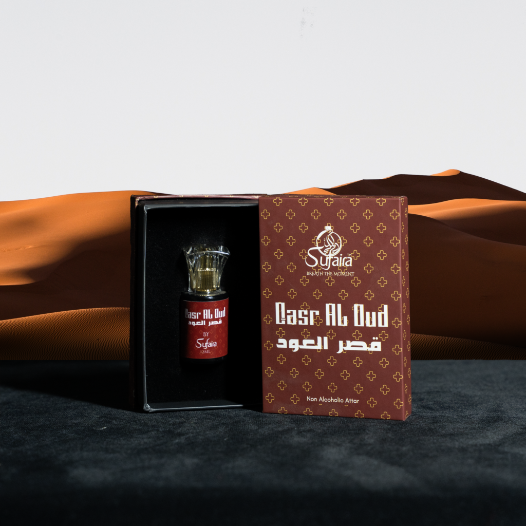 qasr al oud – royal oud attar with rose & powdery notes