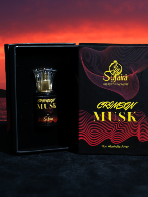 crimson musk – luxury attar with citrus & amber notes
