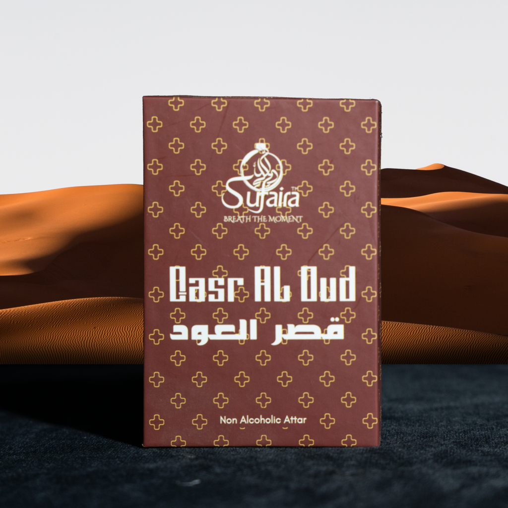qasr al oud – royal oud attar with rose & powdery notes