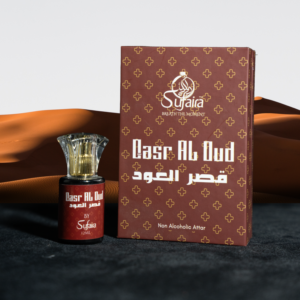qasr al oud – royal oud attar with rose & powdery notes
